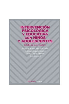 Intervención psicológica y educativa con niños y adolescentes